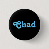Badge Rond 2,50 Cm Bouton Tchad (Devant)