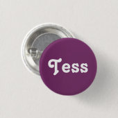 Badge Rond 2,50 Cm Bouton Tess (Devant & derrière)