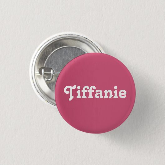 Badge Rond 2,50 Cm Bouton Tiffanie (Devant & derrière)