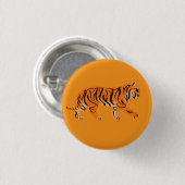 Badge Rond 2,50 Cm Bouton Tiger (Devant & derrière)
