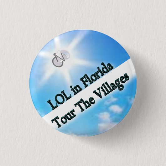 Badge Rond 2,50 Cm Bouton Tour LOL en Floride (Devant)