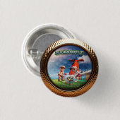 Badge Rond 2,50 Cm Bouton Tournoi Bagaalf (Devant & derrière)