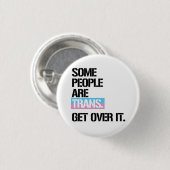 Badge Rond 2,50 Cm Bouton Trans (Devant & derrière)