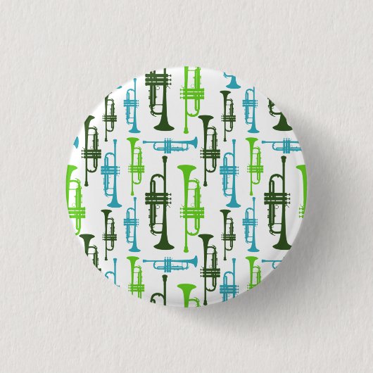 Badge Rond 2,50 Cm Bouton Trumpet (Devant)