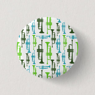 Badge Rond 2,50 Cm Bouton Trumpet