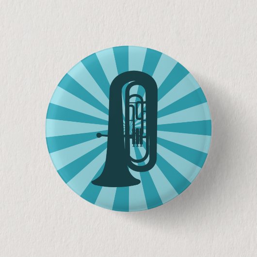 Badge Rond 2,50 Cm Bouton Tuba (Devant)