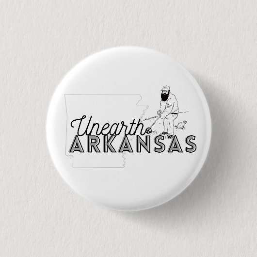 Badge Rond 2,50 Cm Bouton Uapproth Arkansas (Devant)