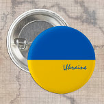 Badge Rond 2,50 Cm Bouton Ukraine, mode drapeau ukrainien patriotique<br><div class="desc">Boutons : Ukraine & drapeau ukrainien - amour mon pays,  voyage,  vacances,  patriotes nationaux / fans de sport</div>