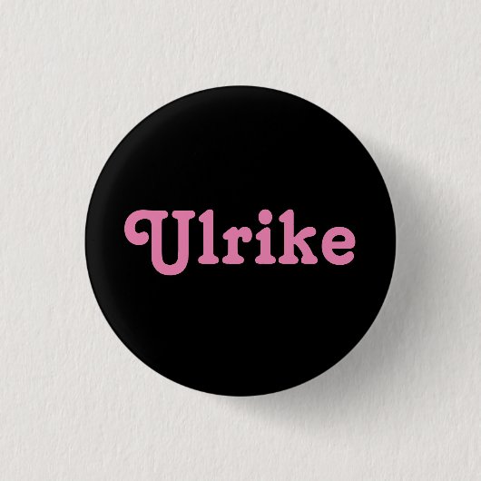 Badge Rond 2,50 Cm Bouton Ulrike (Devant)