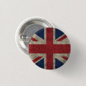 Badge Rond 2,50 Cm bouton Union Jack (Devant & derrière)
