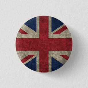 Badge Rond 2,50 Cm bouton Union Jack