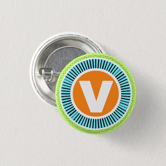 Badge Rond 2,50 Cm Bouton Vaxxte Vaccination Vacciné (Devant & derrière)