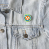 Badge Rond 2,50 Cm Bouton Vaxxte Vaccination Vacciné (En situation)