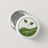 Badge Rond 2,50 Cm Bouton Vegan (Devant & derrière)