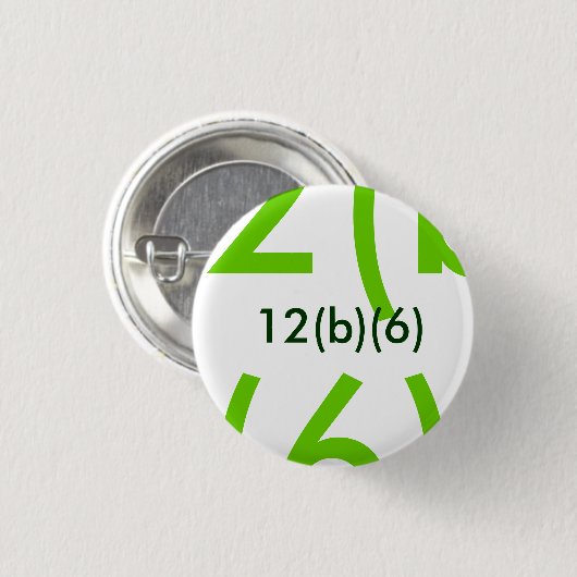 Badge Rond 2,50 Cm Bouton vert des textes (Devant & derrière)