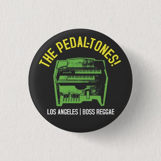 Badge Rond 2,50 Cm Bouton vert d'organe (Devant)