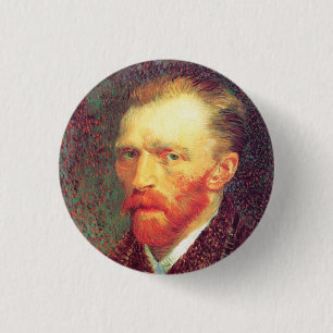 Badge Rond 2,50 Cm Bouton Vincent Tiny