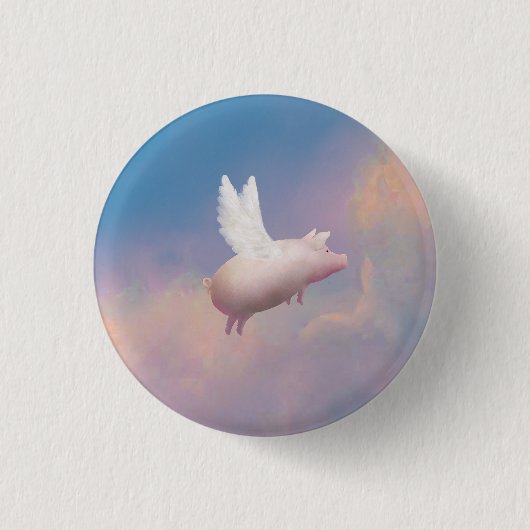 Badge Rond 2,50 Cm bouton volant de porc (Devant)