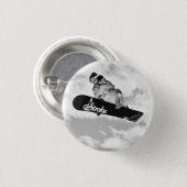 Badge Rond 2,50 Cm Bouton Voler (Devant & derrière)