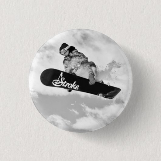 Badge Rond 2,50 Cm Bouton Voler (Devant)