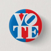 Badge Rond 2,50 Cm Bouton Vote (Devant)
