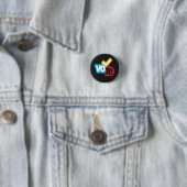 Badge Rond 2,50 Cm Bouton vote petit (En situation)
