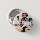 Badge Rond 2,50 Cm Bouton vraiment unbothered (Devant & derrière)