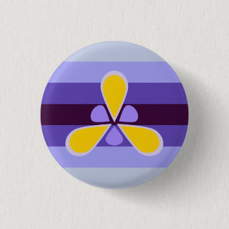 Badge Rond 2,50 Cm Bouton Xenogender Iris
