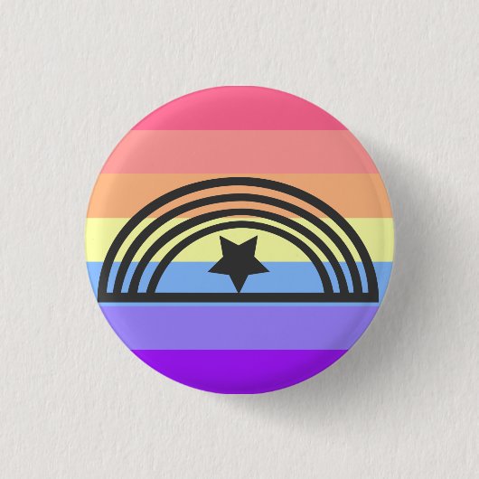 Badge Rond 2,50 Cm Bouton Xenogender (noir) (Devant)