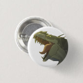 Badge Rond 2,50 Cm Bouton Yuqivenator (Devant & derrière)