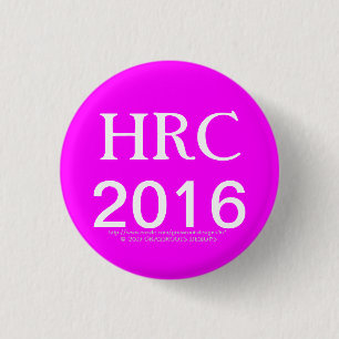 Badge Rond 2,50 Cm Boutons 2016 de HRC Hillary Rodham Clinton