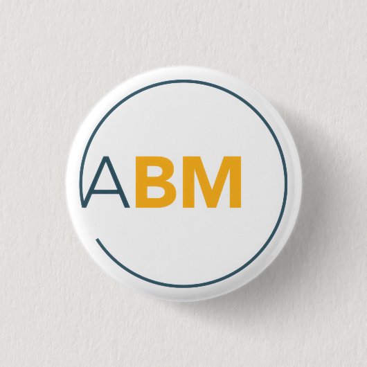 Badge Rond 2,50 Cm Boutons ABM (Devant)