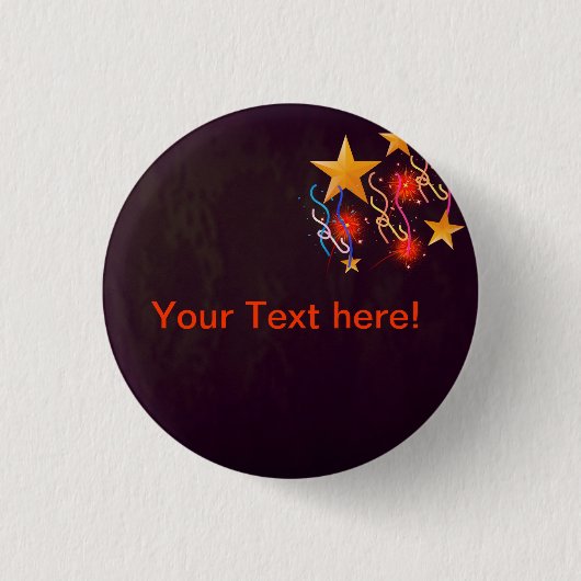 Badge Rond 2,50 Cm Boutons de campagne (Devant)