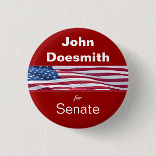 Badge Rond 2,50 Cm Boutons de campagne politique patriotique