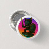 Badge Rond 2,50 Cm boutons de chats (Devant & derrière)