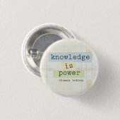 Badge Rond 2,50 Cm boutons de citation d'amusement (Devant & derrière)