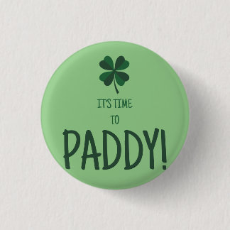 Badge Rond 2,50 Cm Boutons de la Saint Patrick, vert