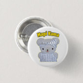 Badge Rond 2,50 Cm Boutons de Mapi Kuma (Devant & derrière)