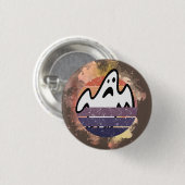 Badge Rond 2,50 Cm Boutons d'Halloween, Feuille blanche Impression gr (Devant & derrière)