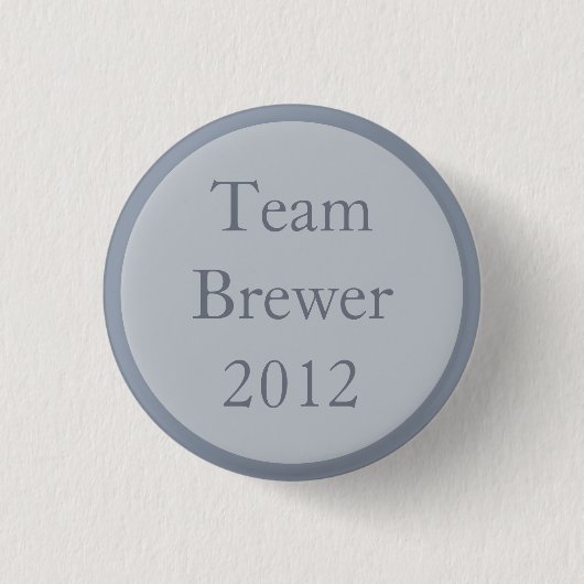 Badge Rond 2,50 Cm Boutons gris faits sur commande de Pinback (Devant)