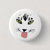 Badge Rond 2,50 Cm boutons mignons de chat (Devant)