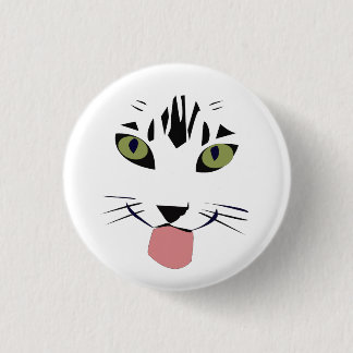 Badge Rond 2,50 Cm boutons mignons de chat