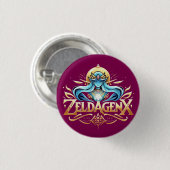 Badge Rond 2,50 Cm Boutons ZeldGenx (Devant & derrière)