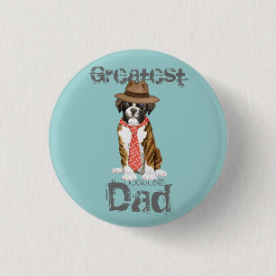 Badge Rond 2,50 Cm Boxer papa