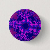 Badge Rond 2,50 Cm Brasage fractal pourpre (Devant)