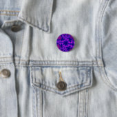 Badge Rond 2,50 Cm Brasage fractal pourpre (En situation)