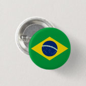 Badge Rond 2,50 Cm Brésil (Devant & derrière)