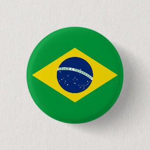 Badge Rond 2,50 Cm Brésil