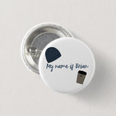 Badge Rond 2,50 Cm Brian (Devant & derrière)