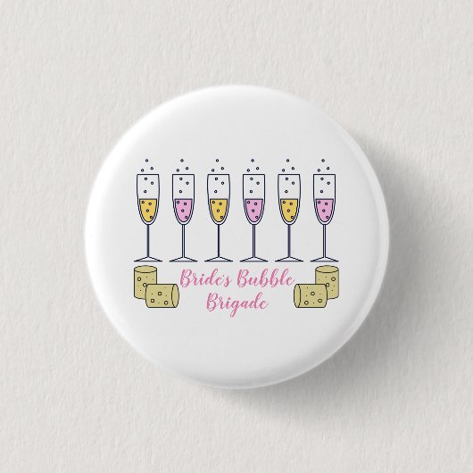 Badge Rond 2,50 Cm Brigade de mariée (Devant)